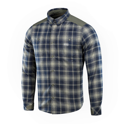 M-Tac Redneck Shirt – rūtains krekls, Olive/Navy Blue