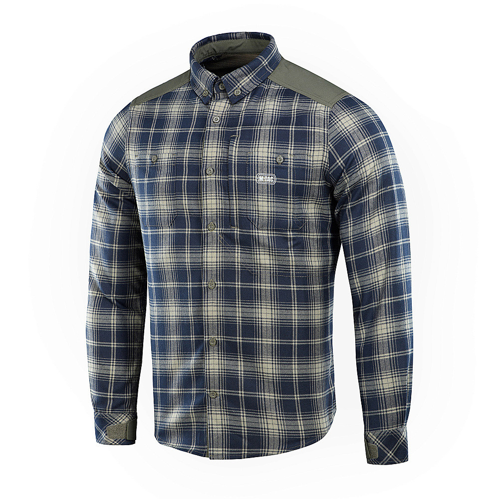M-Tac Redneck Shirt – rūtains krekls, Olive/Navy Blue