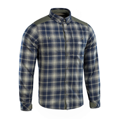 M-Tac Redneck Shirt – rūtains krekls, Olive/Navy Blue