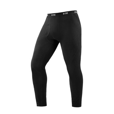 M-Tac Pants Fleece Delta Level 2 Hex – flīsa termo apakšbikses, Melna