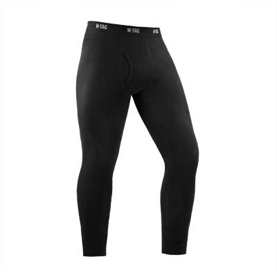 M-Tac Pants Fleece Delta Level 2 Hex – flīsa termo apakšbikses, Melna
