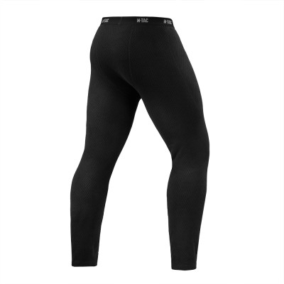 M-Tac Pants Fleece Delta Level 2 Hex – flīsa termo apakšbikses, Melna