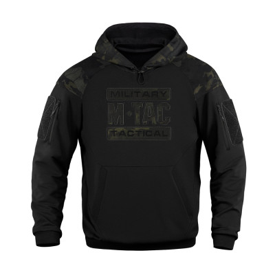 M-Tac Hoodie Combat Black Edition – džemperis ar kapuci