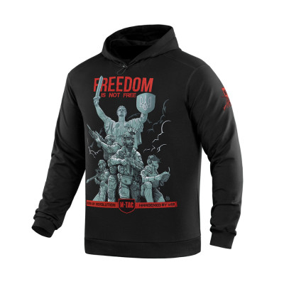 M-Tac Hoodie Freedom – džemperis ar kapuci, Melna