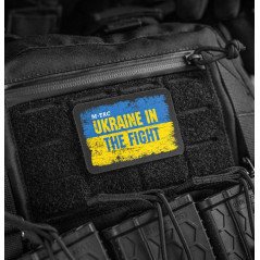 M-Tac patch Ukraine in the Fight (80х50 mm) Antsiuvas su Ukrainos simbolika