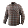 M-Tac Shirt Lumberjack Merino Cold Weather – krekls, Grey/Brown