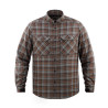 M-Tac Shirt Lumberjack Merino Cold Weather – krekls, Grey/Brown