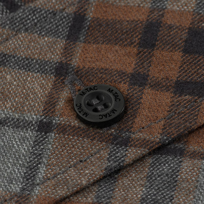 M-Tac Shirt Lumberjack Merino Cold Weather – krekls, Grey/Brown