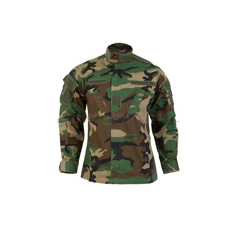Mil-Tec Ripstop lauka jaka ar 5 kabatām, Woodland