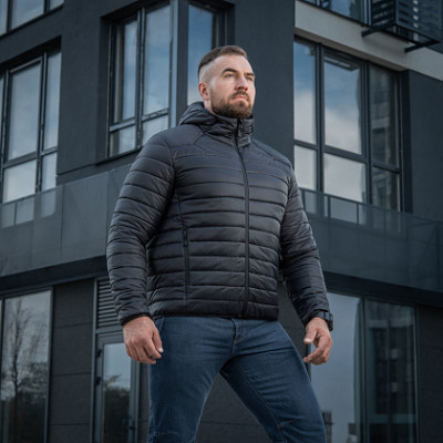 M-Tac Jacket Stalker Gen.III Primaloft – starpsezonu jaka, Melna