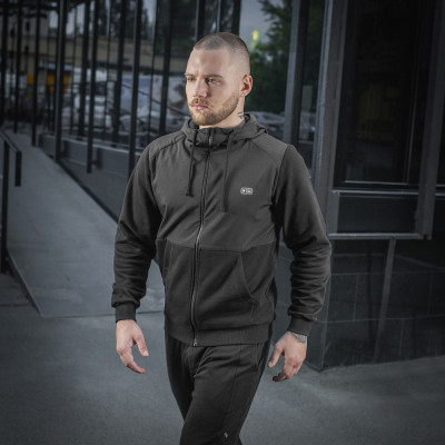 M-Tac Jacket Pilgrim – jaka ar kapuci, Melna