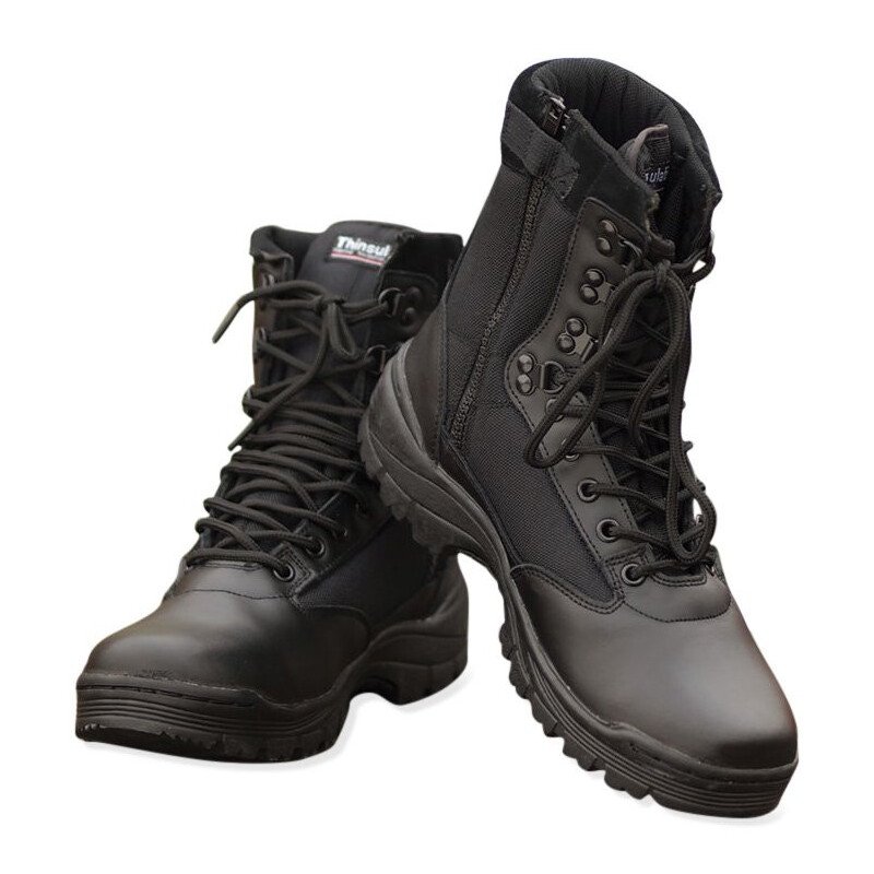 Mil-Tec Black Tactical Boots With YKK Zipper Taktiniai batai