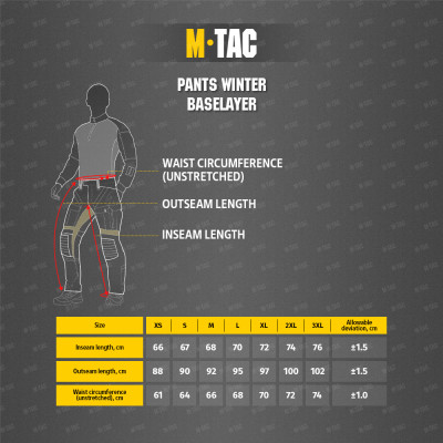 M-Tac Thermo Pants Polartec Winter Baselayer Vent – termo apakšbikses