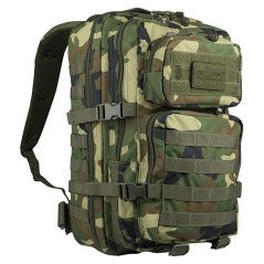 Mil-Tec Woodland Backpack US Assault Large Woodland marginimo didelė kuprinė 36L