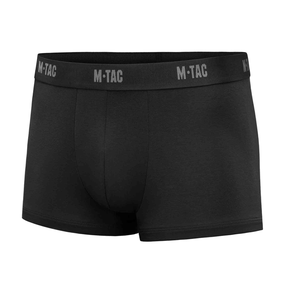 M-Tac Men Cotton Stretch Trunks – vīriešu apakšbikses, Melna