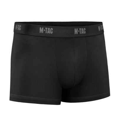 M-Tac Men Cotton Stretch Boxer Briefs – vīriešu bokseršorti, Melna