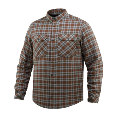 M-Tac Lumberjack Cotton Shirt – krekls, Brown/Grey