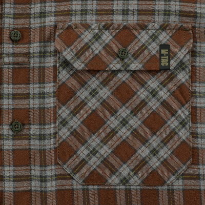 M-Tac Lumberjack Cotton Shirt – krekls, Brown/Grey