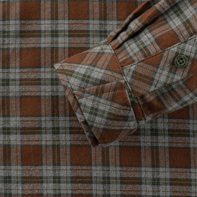 M-Tac Lumberjack Cotton Shirt – krekls, Brown/Grey