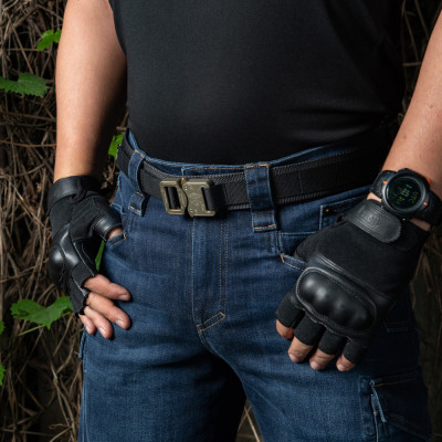 M-Tac Cobra Buckle Tactical Belt – taktiskā josta, Melna