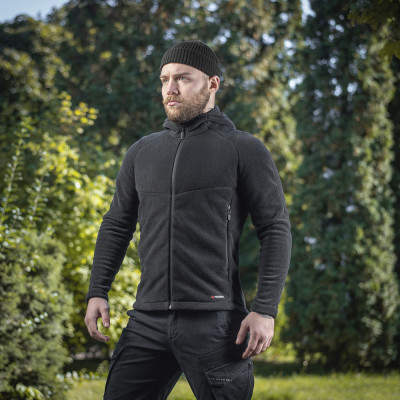 M-Tac Sprint Fleece Sweatshirt Polartec – flīsa džemperis, Melna