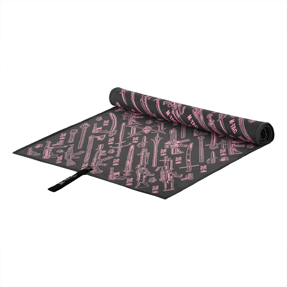 M-Tac Microfiber Towel Weapon 80x40 cm – dvielis, Rozā