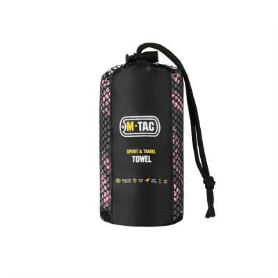 M-Tac Microfiber Towel Weapon 150x75 cm – dvielis, Rozā