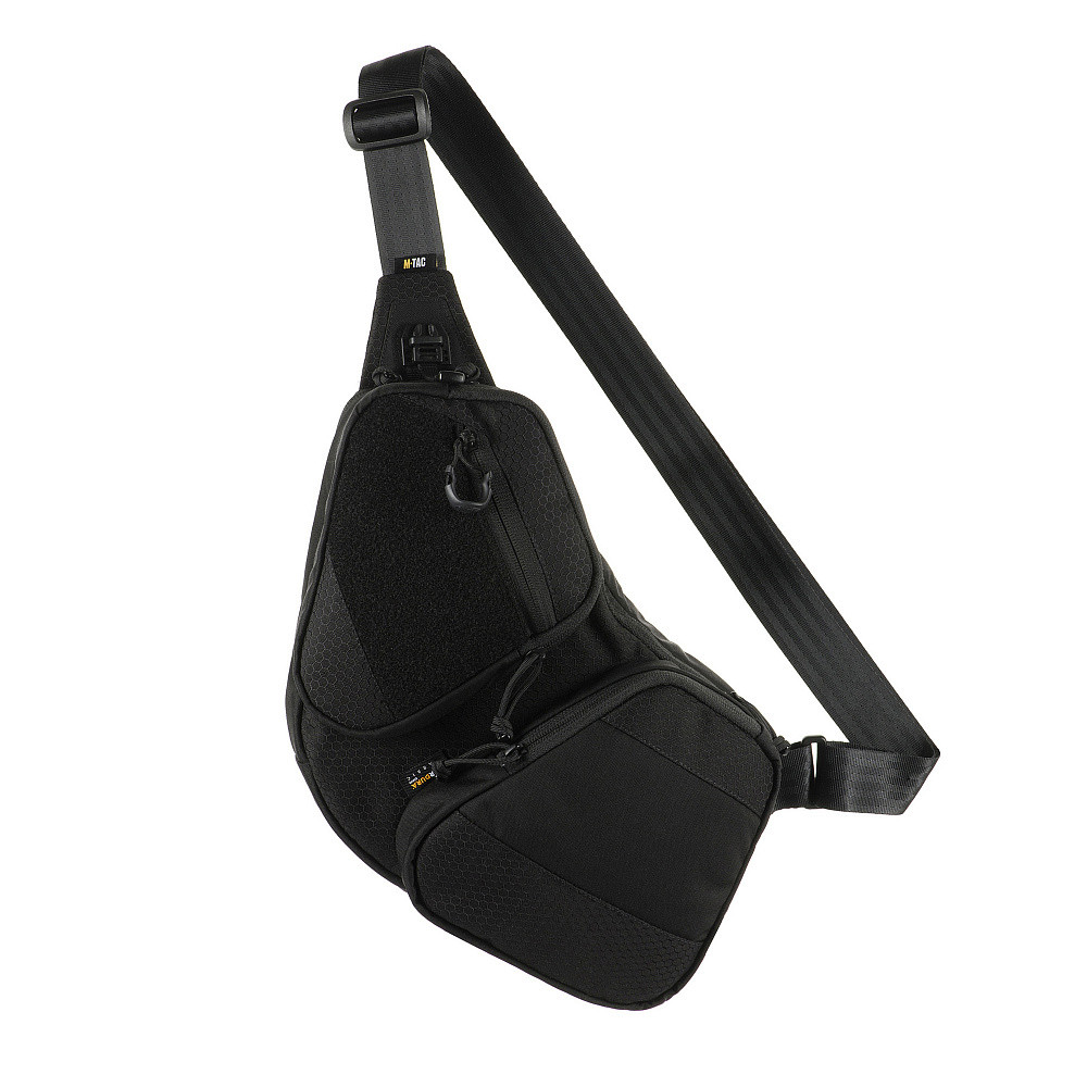 M-Tac Bat Wing Bag Elite Hex – soma pār plecu, Melna