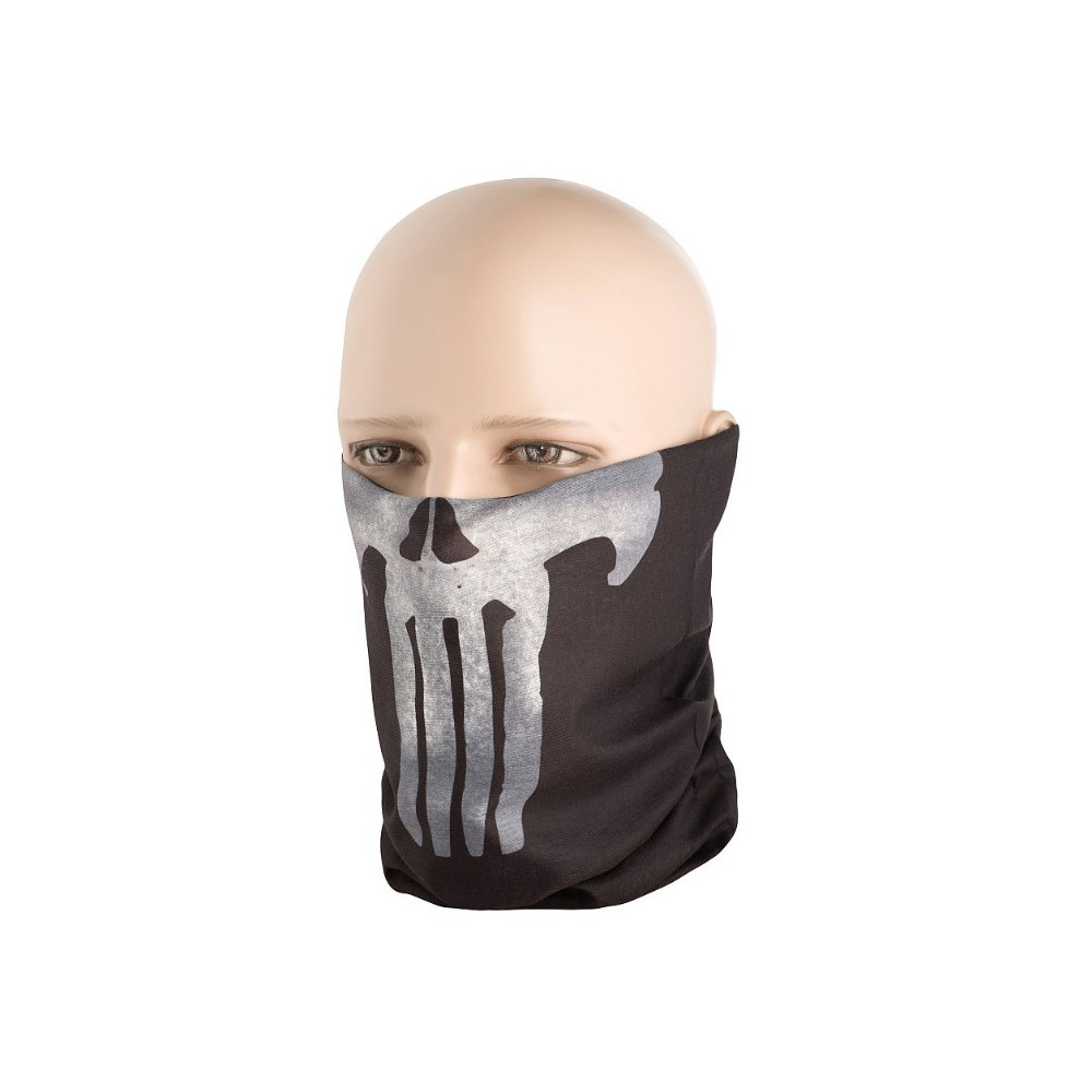 M-Tac Punisher daudzfunkc. kakla apsegs, 100% poliesters, Melna
