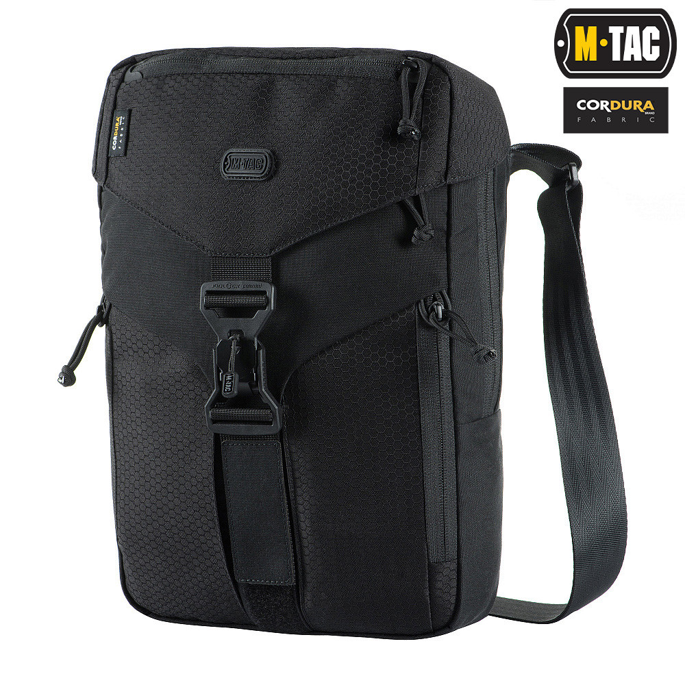 M-Tac Magnet XL Bag Elite Hex – soma pār plecu, Melna