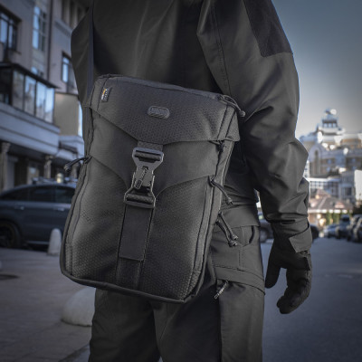 M-Tac Magnet XL Bag Elite Hex – soma pār plecu, Melna