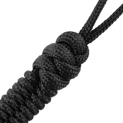 M-Tac Knife Lanyard Fish & Cylindre – naža aukliņa, Melna