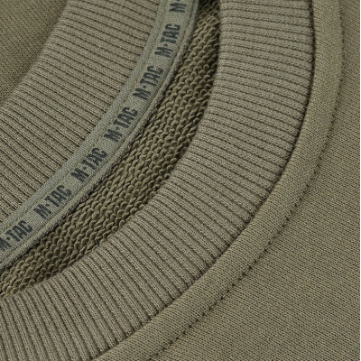 M-Tac Cotton džemperis, 100% kokvilna, rievotas aproces, Dark Olive