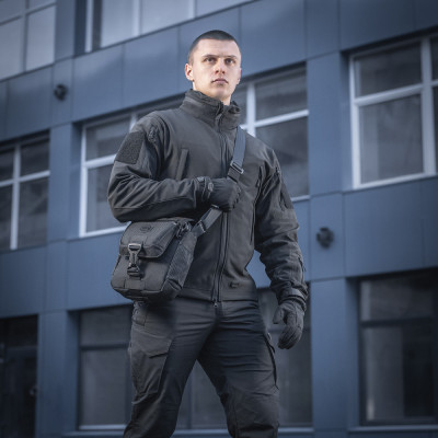 M-Tac Satellite Magnet Bag Gen.II Elite Hex – soma pār plecu, Melna