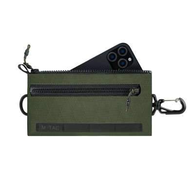 M-Tac Wallet Horizontal with Carabiner X-Pac Elite – maks, Ranger Green