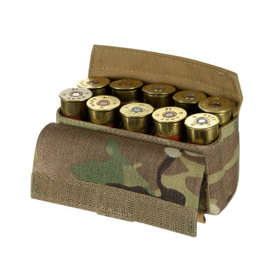 M-Tac 12-Gauge Ammo Pouch for 10 Rounds Elite – patronu somiņa, Multicam