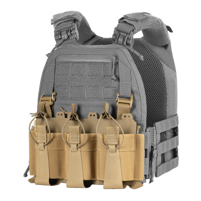 M-Tac Front Panel for Plate Carrier Three Mags – magazīnu panelis, Coyote