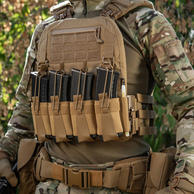 M-Tac Front Panel for Plate Carrier Cuirass QRS – magazīnu panelis, Coyote