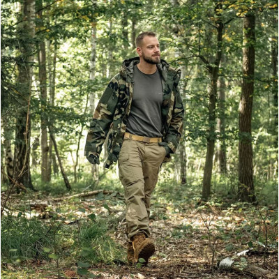 Mil-Tec Wet Weather Jacket Gen.II, 3 slāņu jaka, Woodland