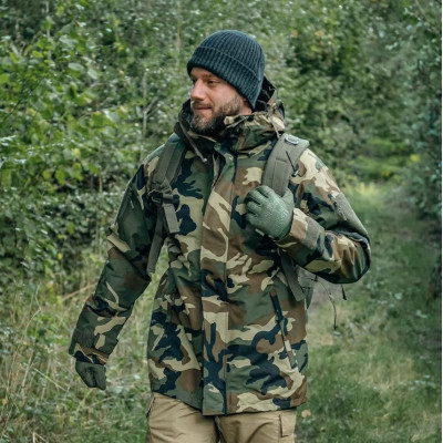 Mil-Tec Wet Weather Jacket Gen.II, 3 slāņu jaka, Woodland