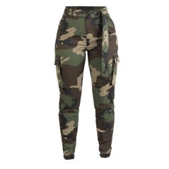 Mil-Tec Woodland Army Pants Woman Woodland marginimo moteriškos kelnės