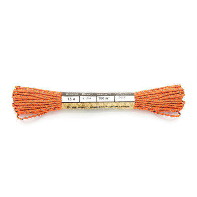 M-Tac Paracord Minicord Reflective 15 m – paracord aukla, Oranža