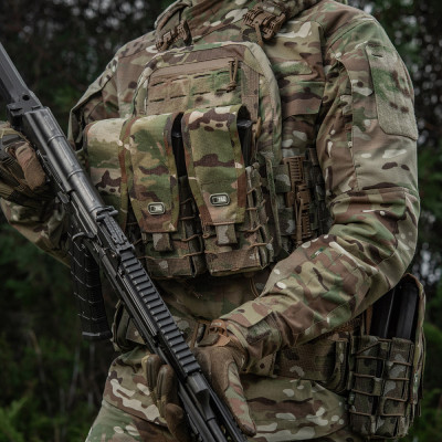 M-Tac Double AK Mag Pouch with Cover Gen.III – magazīnu somiņa