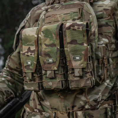 M-Tac Double AK Mag Pouch with Cover Gen.III – magazīnu somiņa