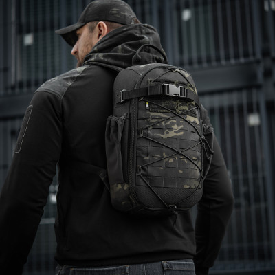 M-Tac Sturm Backpack with Ergonomic Straps Elite – mugursoma, Multicam/Black