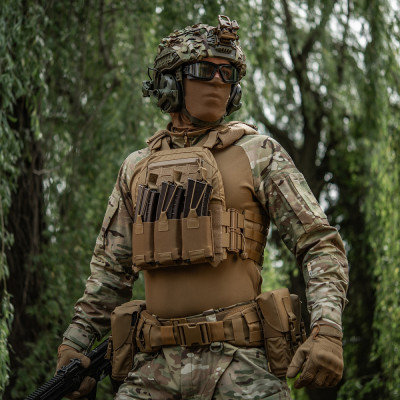 M-Tac Plate Carrier Cuirass Elite – taktiskā veste, Coyote
