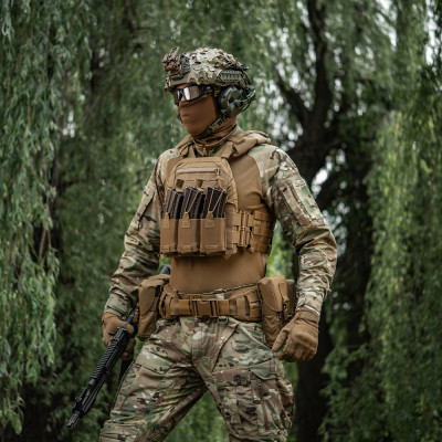 M-Tac Plate Carrier Cuirass Elite – taktiskā veste, Coyote