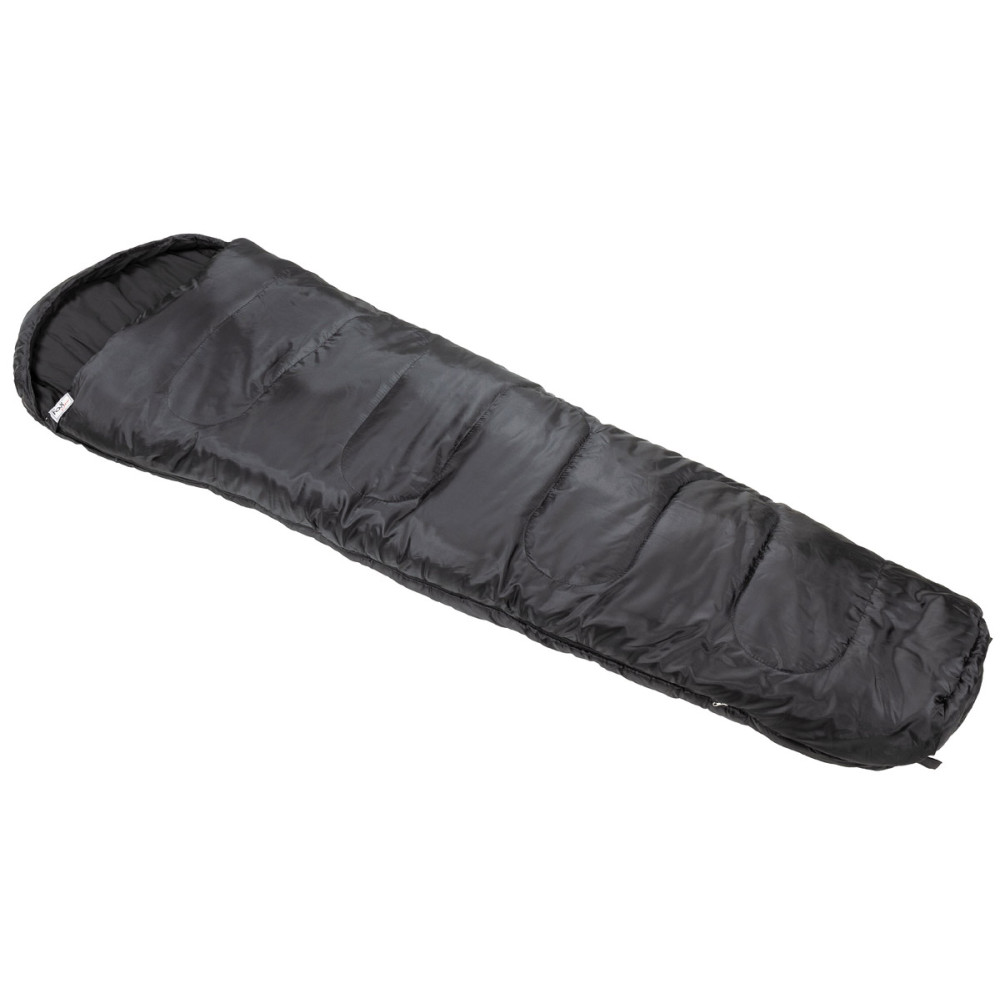 MFH Mummy Sleeping Bag – mumijas formas guļammaiss, Melna