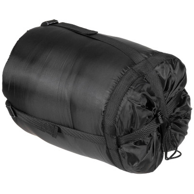 MFH Mummy Sleeping Bag – mumijas formas guļammaiss, Melna