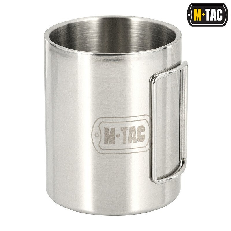 M-Tac Thermo Mug with Folding Handle Termo puodelis